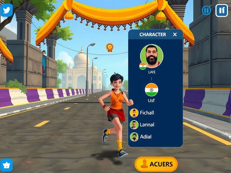 Elite Runners character customization screen